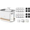 imageBundle of PETLIBRO App Cat Water Fountain 25L84oz Dockstream Pet Fountain for Cats Inside with 24GHz WiFi  PETLIBRO 8 Pack Replacement Filters for Dockstream Cat Water FountainWhite