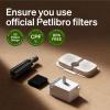 imageBundle of PETLIBRO App Cat Water Fountain 25L84oz Dockstream Pet Fountain for Cats Inside with 24GHz WiFi  PETLIBRO 8 Pack Replacement Filters for Dockstream Cat Water FountainWhite