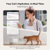 imageBundle of PETLIBRO App Cat Water Fountain 25L84oz Dockstream Pet Fountain for Cats Inside with 24GHz WiFi  PETLIBRO 8 Pack Replacement Filters for Dockstream Cat Water FountainWhite