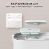 imageBundle of PETLIBRO App Cat Water Fountain 25L84oz Dockstream Pet Fountain for Cats Inside with 24GHz WiFi  PETLIBRO 8 Pack Replacement Filters for Dockstream Cat Water FountainWhite