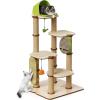 imagePETLIBRO Infinity Cat Tree Tower for Indoor Cats Modular Design with Cat Bed Toy Felt Pads Sisal Scratching Posts 2Second Setup Sturdy MultiLevel Activity Center Cat Condo for Any RoomCastle