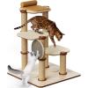 imagePETLIBRO Infinity Cat Tree Tower for Indoor Cats Modular Design with Cat Bed Toy Felt Pads Sisal Scratching Posts 2Second Setup Sturdy MultiLevel Activity Center Cat Condo for Any RoomVilla