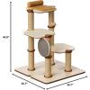 imagePETLIBRO Infinity Cat Tree Tower for Indoor Cats Modular Design with Cat Bed Toy Felt Pads Sisal Scratching Posts 2Second Setup Sturdy MultiLevel Activity Center Cat Condo for Any RoomVilla
