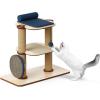 imagePETLIBRO Infinity Cat Tree Tower for Indoor Cats Modular Design with Cat Bed Toy Felt Pads Sisal Scratching Posts 2Second Setup Sturdy MultiLevel Activity Center Cat Condo for Any RoomLoft