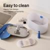 imagePETLIBRO RFID Automatic Cat Feeder with Stainless Steel Cat Water Fountain 5G WiFi Pet Feeder with Light Collar Tag 71fl oz21L Automatic Fountain