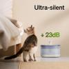 imagePETLIBRO RFID Automatic Cat Feeder with Stainless Steel Cat Water Fountain 5G WiFi Pet Feeder with Light Collar Tag 71fl oz21L Automatic Fountain