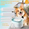 image16 Pack Dog Water Fountain Replacement Filters for Petlibro Capsule Dog Fountain PLWF008Pet libro filters with Replacement PreFilter Pump Sponges18