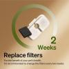 imagePETLIBRO 6 Packs Replacement Filters for Dockstream Cat Water Fountain PLWF105PLWF115PLWF005 3 Months Set of Replacement Filters for Ultra Quiet Pet Water FountainWhite