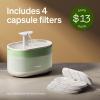 imagePETLIBRO 8 Packs Replacement Filters for Capsule Cat Water Fountain PLWF002 4 Months Set of Replacement Filters for Ultra Quiet Pet Water FountainGreen