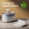 imagePETLIBRO 8 Packs Replacement Filters for Capsule Cat Water Fountain PLWF002 4 Months Set of Replacement Filters for Ultra Quiet Pet Water FountainStainless Steel Purple