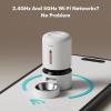 imagePETLIBRO Automatic Cat Feeder 5G WiFi Automatic Pet Feeder with Freshness Preservation 3L Timed Cat Feeders for Dry Food Up to 48 Portions 10 Meals Per Day Granary Pet Feeder for CatDog WhiteWhite
