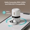 imagePETLIBRO Automatic Cat Feeder 5G WiFi Automatic Pet Feeder with Freshness Preservation 3L Timed Cat Feeders for Dry Food Up to 48 Portions 10 Meals Per Day Granary Pet Feeder for CatDog WhiteWhite