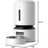 imagePETLIBRO Automatic Cat Feeder Automatic Dog Feeder with Freshness Preservation 5L Timed Cat Feeders for Dry Food Up to 6 Meals Per Day Granary Pet Feeder for CatsDogs