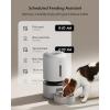 imagePETLIBRO Automatic Cat Feeder Automatic Dog Feeder with Freshness Preservation 5L Timed Cat Feeders for Dry Food Up to 6 Meals Per Day Granary Pet Feeder for CatsDogs