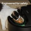 imagePETLIBRO Automatic Cat Feeder Wet Food with Stainless Steel Bowl Refrigerated Auto Cat Feeder with Semiconductor Cooling 3 Fresh Meals for 3 Days AppControlled Pet Food Dispenser Easy to CleanBlack