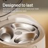 imagePETLIBRO Automatic Cat Feeder Wet Food with Stainless Steel Bowl Refrigerated Auto Cat Feeder with Semiconductor Cooling 3 Fresh Meals for 3 Days AppControlled Pet Food Dispenser Easy to CleanWhite
