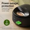 imagePETLIBRO Automatic Cat Feeder Wet Food with Stainless Steel Bowl Refrigerated Auto Cat Feeder with Semiconductor Cooling 3 Fresh Meals for 3 Days AppControlled Pet Food Dispenser Easy to CleanBlack