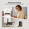 imagePETLIBRO Automatic Cat Feeder WiFi Rechargeable Cat Food Dispenser BatteryOperated with 30Day Life AIR Timed Pet Feeder for Cat ampamp Dog 2L Auto Cat FeederBlack