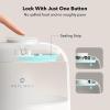 imagePETLIBRO Automatic Cat Feeder WiFi Rechargeable Cat Food Dispenser BatteryOperated with 30Day Life AIR Timed Pet Feeder for Cat ampamp Dog 2L Auto Cat FeederWhite