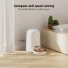 imagePETLIBRO Automatic Cat Feeder WiFi Rechargeable Cat Food Dispenser BatteryOperated with 30Day Life AIR Timed Pet Feeder for Cat ampamp Dog 2L Auto Cat FeederWhite