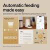 imagePETLIBRO Automatic Cat Feeder WiFi Rechargeable Cat Food Dispenser BatteryOperated with 30Day Life AIR Timed Pet Feeder for Cat ampamp Dog 2L Auto Cat FeederWhite
