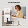 imagePETLIBRO Automatic Cat Feeder WiFi Rechargeable Cat Food Dispenser BatteryOperated with 30Day Life AIR Timed Pet Feeder for Cat ampamp Dog 2L Auto Cat FeederWhite Opaque