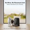 imagePETLIBRO Automatic Cat Feeder WiFi Rechargeable Cat Food Dispenser BatteryOperated with 30Day Life AIR Timed Pet Feeder for Cat ampamp Dog 2L Auto Cat FeederBlack