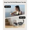 imagePETLIBRO Automatic Cat Feeder with Camera 1080P HD Video with Night Vision 5G WiFi Pet Feeder with 2Way Audio Low Food ampamp Blockage Sensor Motion ampamp Sound Alerts for Cat ampamp Dog Single TrayWhite