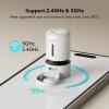 imagePETLIBRO Automatic Cat Feeder with Camera 1080P HD Video with Night Vision 5G WiFi Pet Feeder with 2Way Audio Low Food ampamp Blockage Sensor Motion ampamp Sound Alerts for Cat ampamp Dog Single TrayWhite