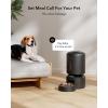 imagePETLIBRO Automatic Cat Feeder with Camera 1080P HD Video with Night Vision 5G WiFi Pet Feeder with 2Way Audio Low Food ampamp Blockage Sensor Motion ampamp Sound Alerts for Cat ampamp Dog Single TrayBlack