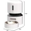 imagePETLIBRO Automatic Cat Feeder with Camera 1080P HD Video with Night Vision 5G WiFi Pet Feeder with 2Way Audio Low Food ampamp Blockage Sensor Motion ampamp Sound Alerts for Cat ampamp Dog Single TrayWhite