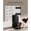 imagePETLIBRO Automatic Cat Feeder with Camera 1080P HD Video with Night Vision 5G WiFi Pet Feeder with 2Way Audio Low Food ampamp Blockage Sensor Motion ampamp Sound Alerts for Cat ampamp Dog Single TrayBlack