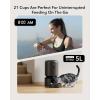 imagePETLIBRO Automatic Cat Feeder with Camera 1080P HD Video with Night Vision 5G WiFi Pet Feeder with 2Way Audio Low Food ampamp Blockage Sensor Motion ampamp Sound Alerts for Cat ampamp Dog Single TrayBlack