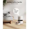 imagePETLIBRO Automatic Cat Feeder with Camera 1080P HD Video with Night Vision 5G WiFi Pet Feeder with 2Way Audio Low Food ampamp Blockage Sensor Motion ampamp Sound Alerts for Cat ampamp Dog Single TrayWhite