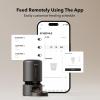imagePETLIBRO Automatic Cat Feeder with Camera 1080P HD Video with Night Vision 5G WiFi Pet Feeder with 2Way Audio Low Food ampamp Blockage Sensor Motion ampamp Sound Alerts for Cat ampamp Dog Single TrayBlack