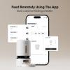imagePETLIBRO Automatic Cat Feeder with Camera 1080P HD Video with Night Vision 5G WiFi Pet Feeder with 2Way Audio Low Food ampamp Blockage Sensor Motion ampamp Sound Alerts for Cat ampamp Dog Single TrayWhite