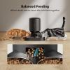 imagePETLIBRO Automatic Cat Food Dispenser for 2 Pets 5L Auto Dog Feeder Dry Food Dispenser with Splitter ampamp 2 Stainless Bowls 10s Meal Call and Timer Setting 50 Portions 6 Meals Per Day Dual Tray FeederBlack
