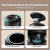imagePETLIBRO Automatic Cat Food Dispenser for 2 Pets 5L Auto Dog Feeder Dry Food Dispenser with Splitter ampamp 2 Stainless Bowls 10s Meal Call and Timer Setting 50 Portions 6 Meals Per Day Dual Tray FeederBlack