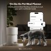 imagePETLIBRO Automatic Dog Feeder 5G WiFi 8L Large Dog Food Dispenser with VacuumSealed Cat Feeder for Airtight Storage Auto Pet Feeder with 187mm Large Food Tray for Medium Large Breed Dog Cat 34CupsWhite