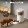 imagePETLIBRO Automatic Dog Feeder 5G WiFi 8L Large Dog Food Dispenser with VacuumSealed Cat Feeder for Airtight Storage Auto Pet Feeder with 187mm Large Food Tray for Medium Large Breed Dog Cat 34CupsWhite