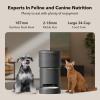 imagePETLIBRO Automatic Dog Feeder 5G WiFi 8L Large Dog Food Dispenser with VacuumSealed Cat Feeder for Airtight Storage Auto Pet Feeder with 187mm Large Food Tray for Medium Large Breed Dog Cat 34CupsBlack