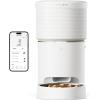 imagePETLIBRO Automatic Dog Feeder 5G WiFi 8L Large Dog Food Dispenser with VacuumSealed Cat Feeder for Airtight Storage Auto Pet Feeder with 187mm Large Food Tray for Medium Large Breed Dog Cat 34CupsWhite