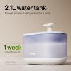 imagePETLIBRO Cat Water Fountain 71fl oz21L Ultra Quiet Pet Water Fountain for Cats Inside BPAFree Two Flow ModesVisible Water Level Cat Fountain Water Bowl Dog Water Dispenser with 4 Large FiltersPurple
