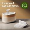 imagePETLIBRO Cat Water Fountain 71fl oz21L Ultra Quiet Pet Water Fountain for Cats Inside BPAFree Two Flow ModesVisible Water Level Cat Fountain Water Bowl Dog Water Dispenser with 4 Large FiltersOrange