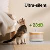 imagePETLIBRO Cat Water Fountain 71fl oz21L Ultra Quiet Pet Water Fountain for Cats Inside BPAFree Two Flow ModesVisible Water Level Cat Fountain Water Bowl Dog Water Dispenser with 4 Large FiltersOrange