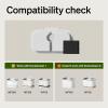 imagePETLIBRO Cat Water Fountain Cordless Pet Water Fountain Battery Operated 25L84oz Dockstream Water Fountains for Cats Indoor Cat Fountain with Stainless Steel Tray Easy to Clean BPAFreeWhite
