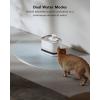 imagePETLIBRO Cordless Cat Water Fountain Rechargeable Battery Operated Wireless Pet Water Fountain 25L84oz Cat Water Dispenser for Drinking with Quiet Pump Stainless Steel Tray Easy Clean BPA Free