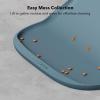 imagePETLIBRO Dog Food Mat Safety Silicone Cat Food Mat for Feeder ampamp Fountain Waterproof Dog Bowl Mat Raised Edge Spill Protection Floor Cove Feeding Mat for AF005 AF103 Single Tray 177quotx12quotLake