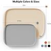imagePETLIBRO Dog Food Mat Safety Silicone Cat Food Mat for Feeder ampamp Fountain Waterproof Dog Bowl Mat Raised Edge Spill Protection Floor Cove Feeding Mat for AF005 AF103 Single Tray 177quotx12quotGrey