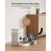 imagePETLIBRO Pet Food Splitter with Stainless Steel Bowls Automatic Cat Feeder Bowls for Two Cats or Dogs Suitable for PETLIBRO Automatic Cat Feeder PLAF005 PLAF006 PLAF103 PLAF203White